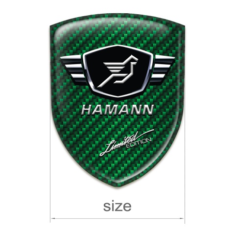 Hamann Resin Sticker Green Carbon Limited Edition Style 
