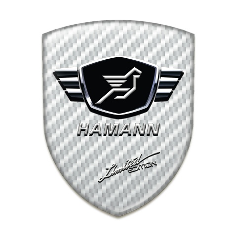 Hamann Tuning Badge White Carbon Limited Edition Style 