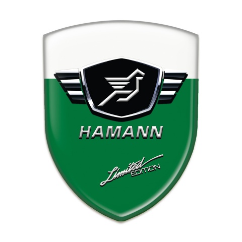 Hamann Car Accessories Badge Green White Base Limited Edition Style 