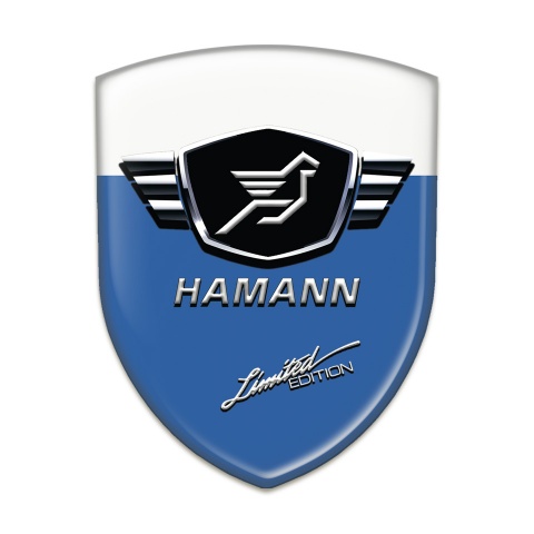 Hamann Car Interior Badge Blue White Base Limited Edition Style 