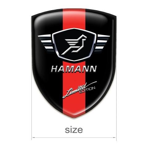 Hamann Silicone Shield  Black with Red Tape Style Limited Edition 