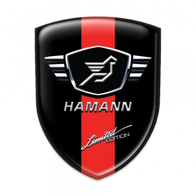 Hamann Silicone Shield  Black with Red Tape Style Limited Edition 