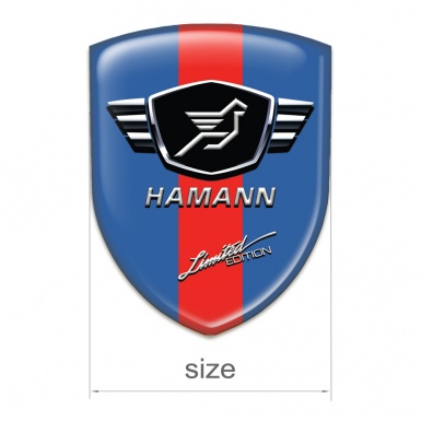 Hamann Logo Emblem Blue base red Tape Version 