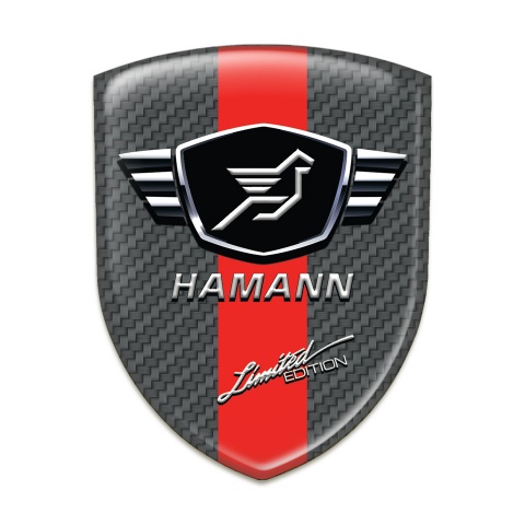 Hamann Emblem Interior Dark Grey Carbon and Red Band 