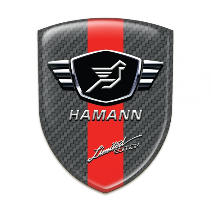 Hamann Emblem Interior Dark Grey Carbon and Red Band 