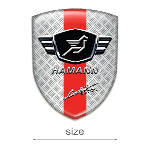 Hamann Tuning Badge Grid Effect with Red Band variant 