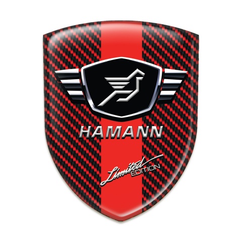 Hamann Car Interior Badge Red Carbon red Band variant 