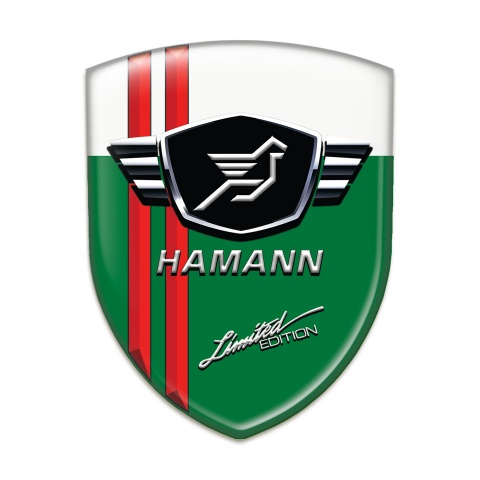 Hamann Silicone Shield Green White Base Red Lines 