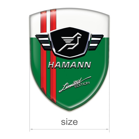 Hamann Silicone Shield Green White Base Red Lines 