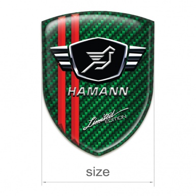 Hamann Emblem Interior Green Carbon Base Red Lines 