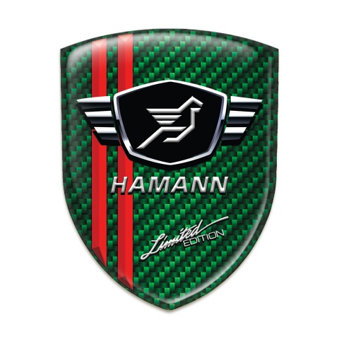 Hamann Emblem Interior Green Carbon Base Red Lines 