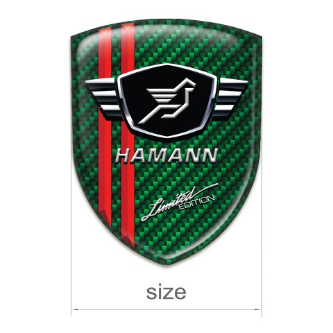 Hamann Emblem Interior Green Carbon Base Red Lines 