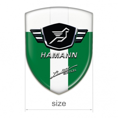 Hamann Silicone Shield Green White Base with White Ribbon 