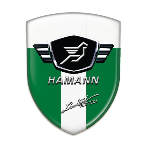 Hamann Silicone Shield Green White Base with White Ribbon 