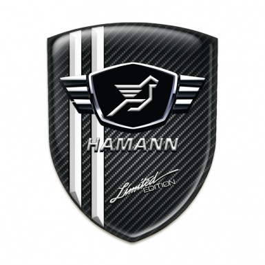 Hamann Silicone Shield Black Fibers base with White stripes 