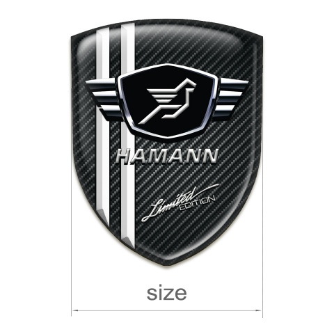 Hamann Silicone Shield Black Fibers base with White stripes 