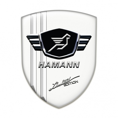 Hamann Domed Emblem White Base Edition 
