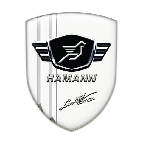 Hamann Domed Emblem White Base Edition 