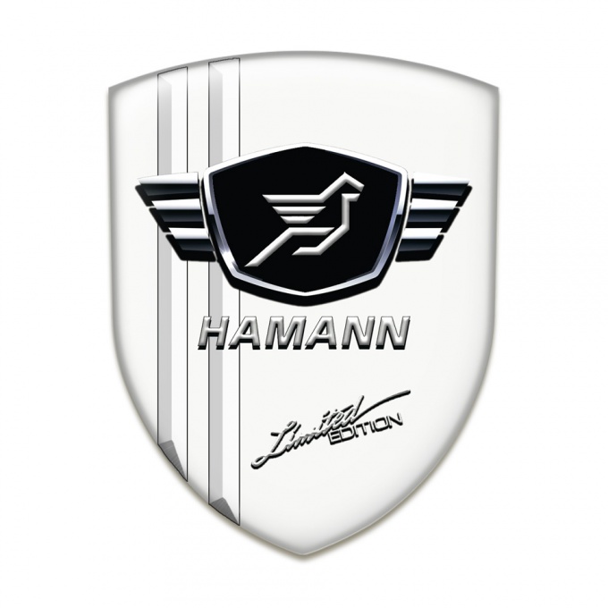 Hamann Domed Emblem White Base Edition 