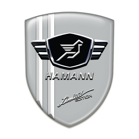 Hamann Emblem Interior Grey Base with White Stripes 