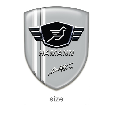 Hamann Emblem Interior Grey Base with White Stripes 