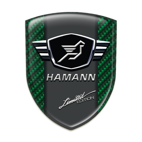 Hamann Silicone Shield Green Carbon with Black Logo panel 