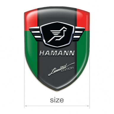 Hamann Silicone Shield Green Red with dark Logo Panel 