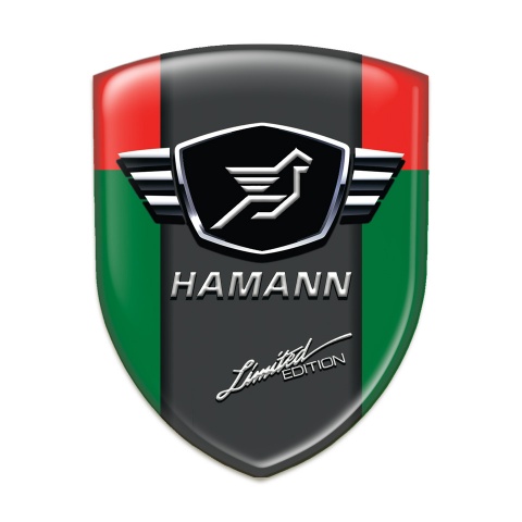 Hamann Silicone Shield Green Red with dark Logo Panel 