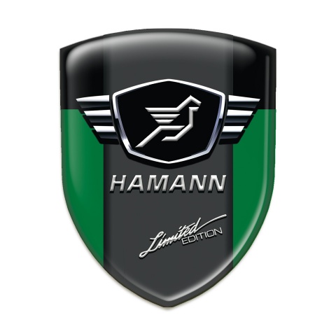 Hamann Emblem Exterior Green Black with dark Logo Panel 