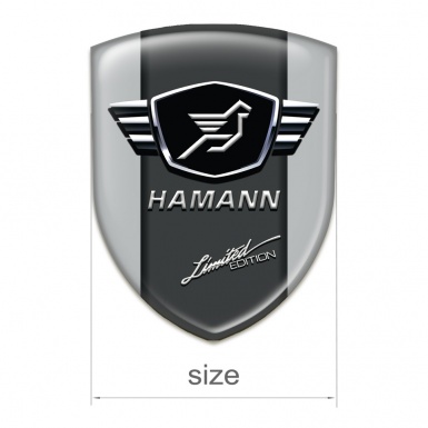 Hamann Silicone Shield Grey with Dark LOgo Panel 