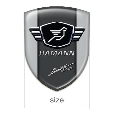 Hamann Silicone Shield Grey with Dark LOgo Panel 