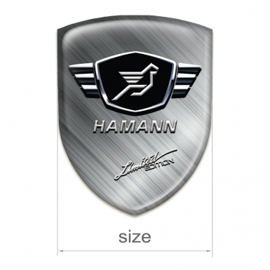 Hamann Domed Emblem Brushed Metal limited Edition 