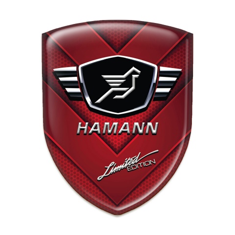 Hamann 3D Gel Emblem ReD V Shape Elements Model 