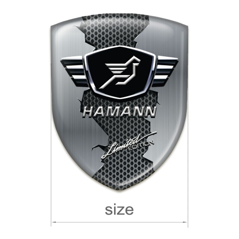 Hamann Car Interior Badge Torn Metal model 