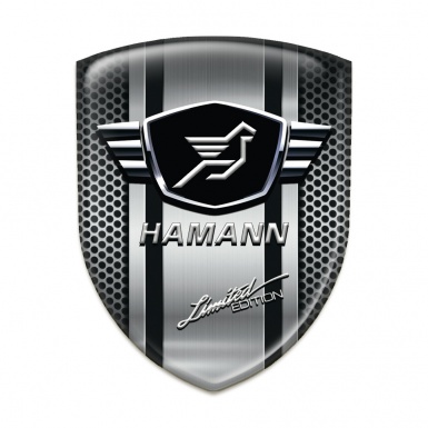 Hamann Emblem Badge Logo High Quality Grey Model