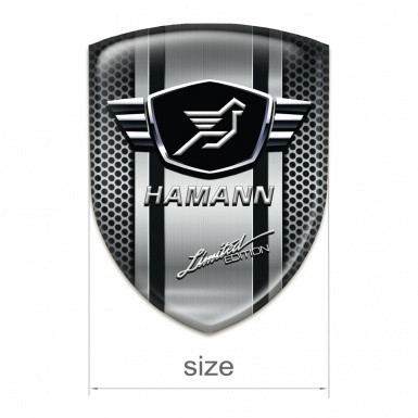 Hamann Emblem Badge Logo High Quality Grey Model