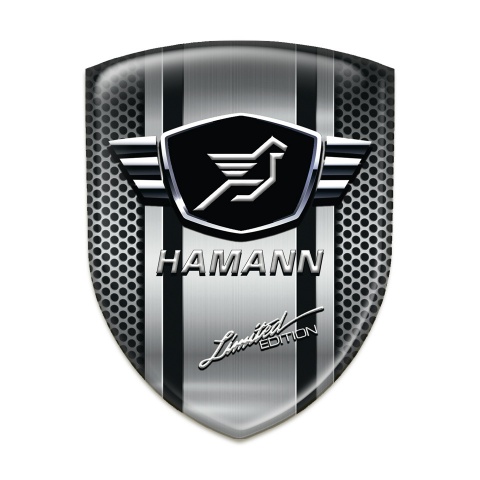 Hamann Emblem Badge Logo High Quality Grey Model