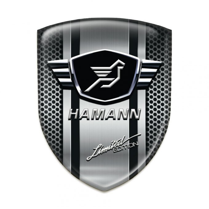 Hamann Emblem Badge Logo High Quality Grey Model