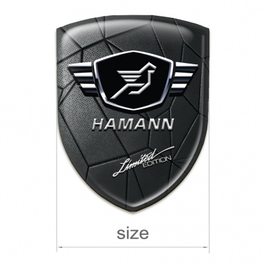 Hamann Silicone Emblem Cracked Asphalt Model 