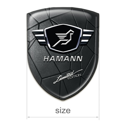 Hamann Silicone Emblem Cracked Asphalt Model 