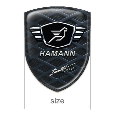 Hamann Resin Sticker 3D Grid Model 