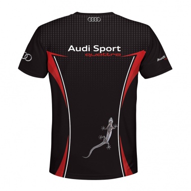 Audi Sport T-shirt Black Quattro 