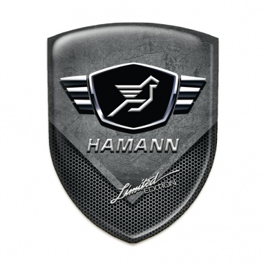 Hamann Emblem Badge Logo Scratched Stone Model 