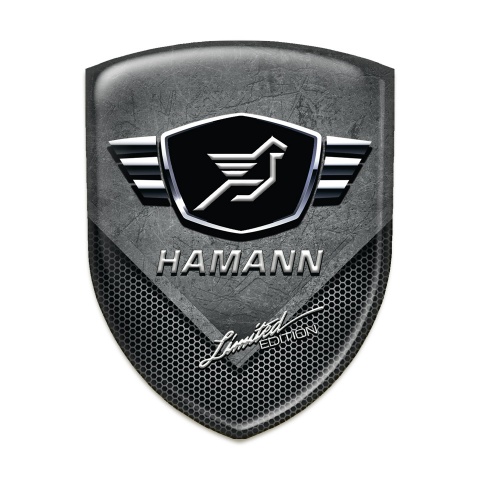 Hamann Emblem Badge Logo Scratched Stone Model 