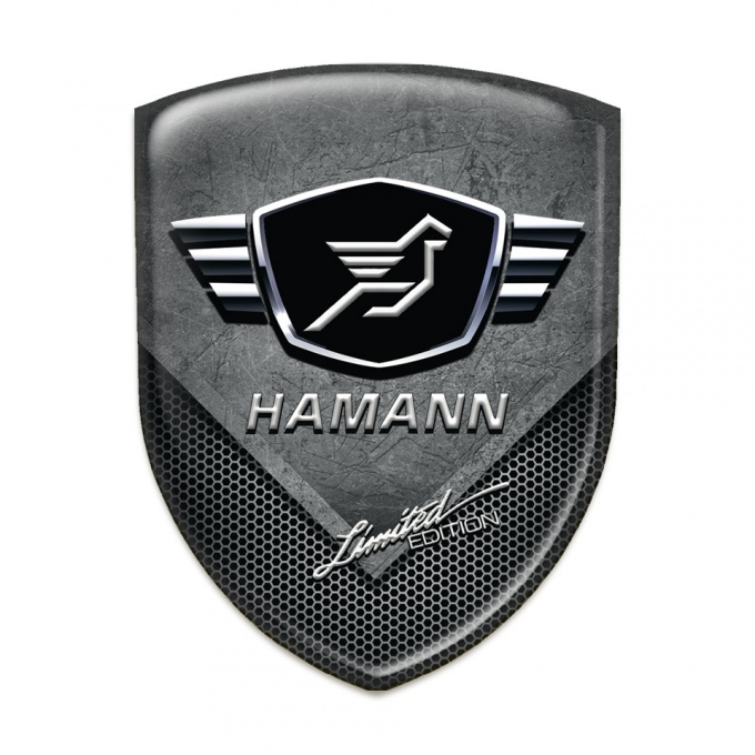 Hamann Emblem Badge Logo Scratched Stone Model 