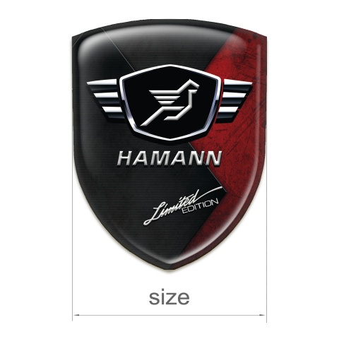 Hamann Logo Emblem Mixed Red Black texture 