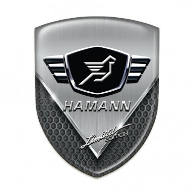 Hamann Resin Sticker Aluminium Sheet with dark Mesh Model 