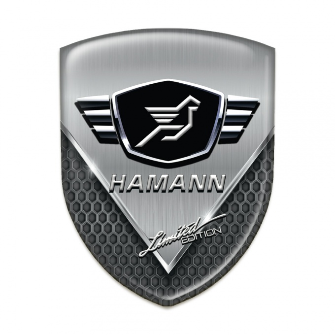 Hamann Resin Sticker Aluminium Sheet with dark Mesh Model 