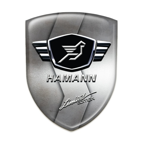 Hamann 3D Gel Emblem S Shape Metal Model 