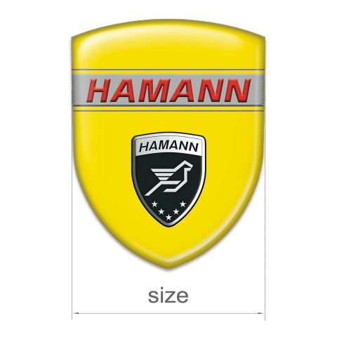 Hamann Silicone Shield Yellow Base Red Inscription